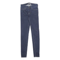 LEVI'S 710 Womens Jeans Blue Slim Skinny Denim Medium W27 L32 Stretch Zip