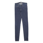 LEVI'S 710 Womens Jeans Blue Slim Skinny Denim Medium W27 L32 Stretch Zip