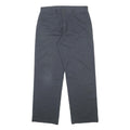 DICKIES Mens Cotton Blend Relaxed Navy Blue Straight Trousers W32 L32 Workwear