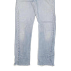 LEVI'S 501 Mens Jeans Blue Regular Straight Denim Light W27 L29 Button Closure