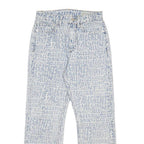 ALL SAINTS Womens Jeans Blue Regular Straight Denim Stone Wash W27 L26 Artistic