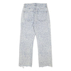 ALL SAINTS Womens Jeans Blue Regular Straight Denim Stone Wash W27 L26 Artistic