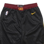 NBA Boys Black & Maroon Basketball Casual Shorts L W25 Sports Logo