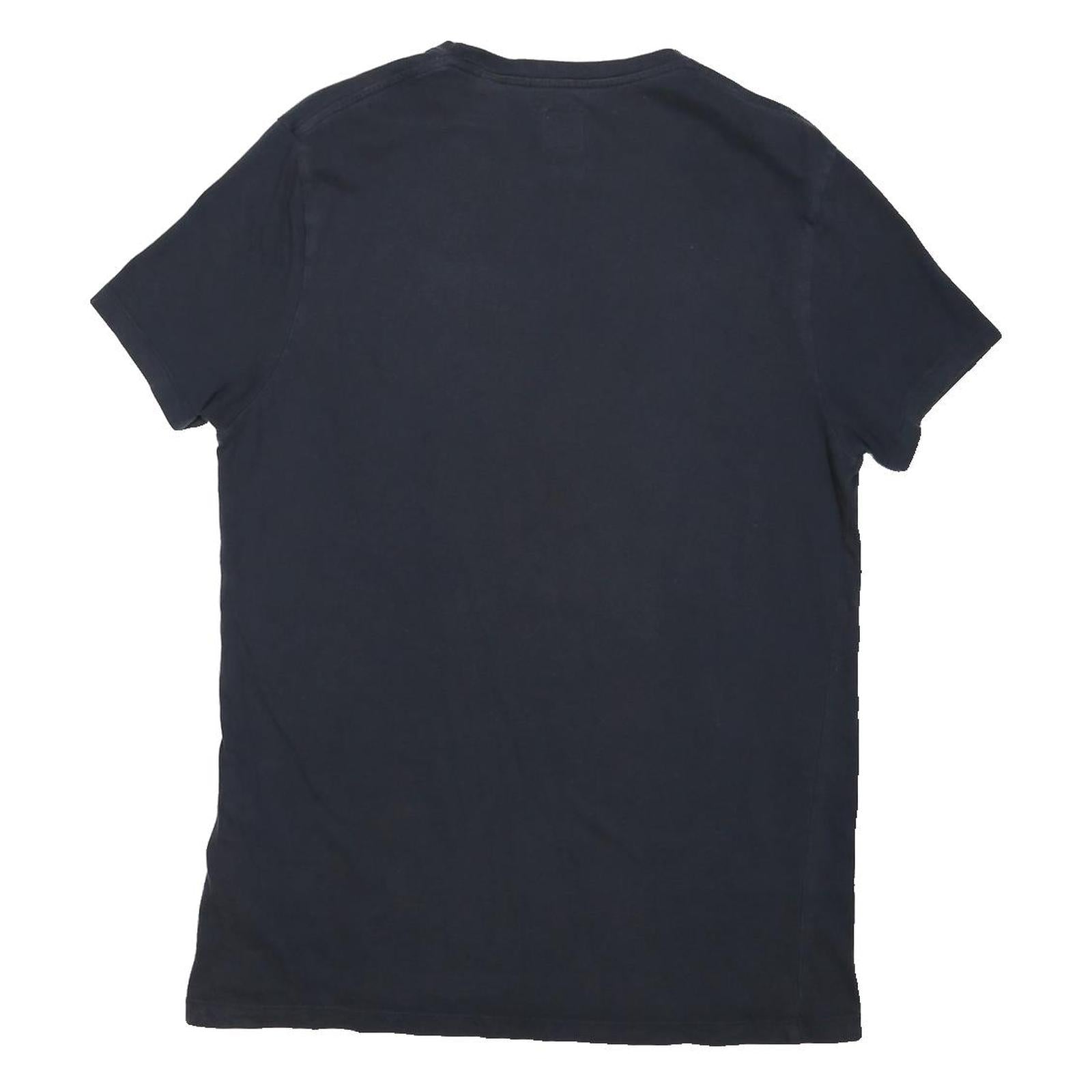 JACK WILLS Mens Navy Blue Graphic T-Shirt S Short Sleeve Crew Neck Casual