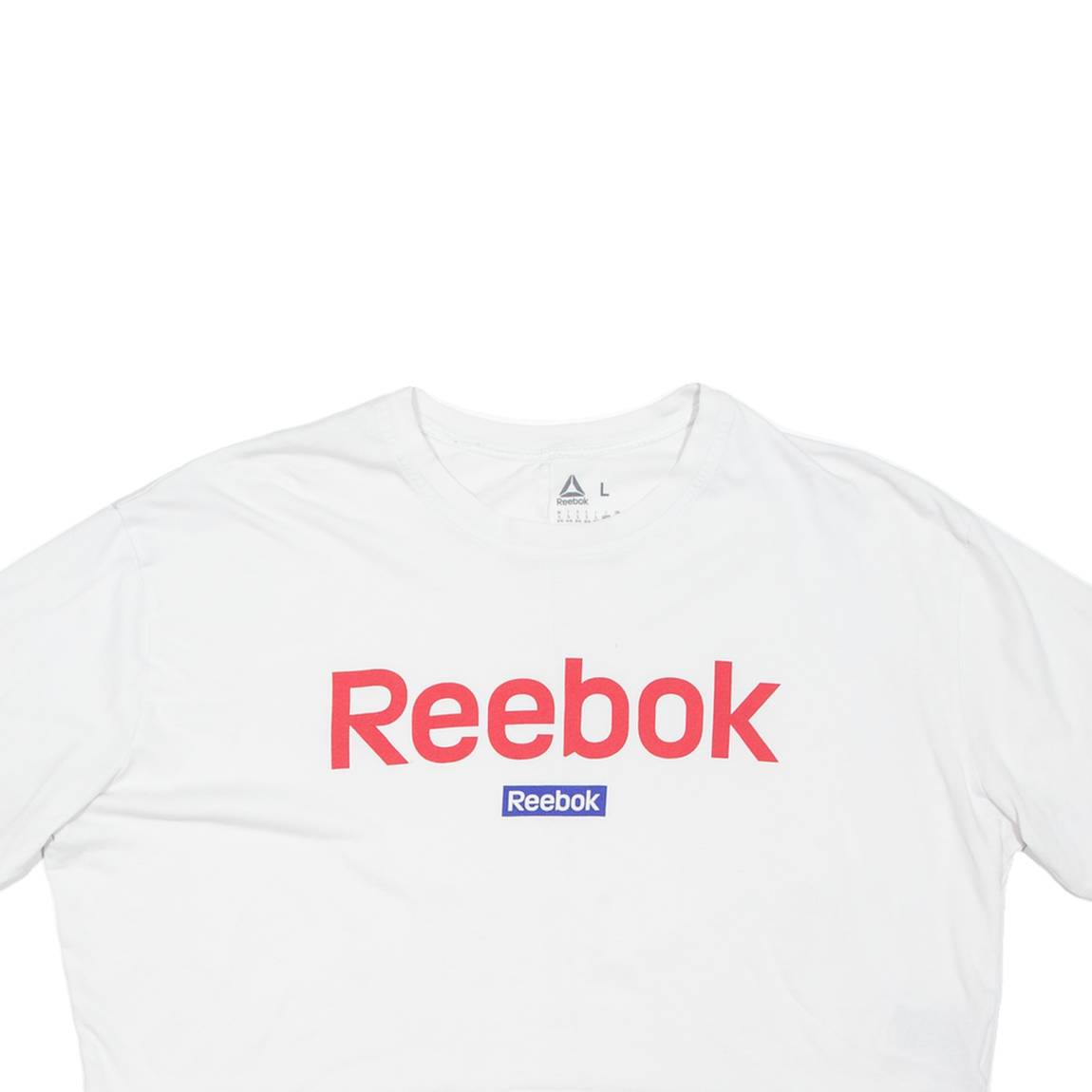 REEBOK Cropped Womens T-Shirt White L