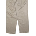 DOCKERS Mens Regular Fit Beige Cotton Blend Straight Trousers W33 L30