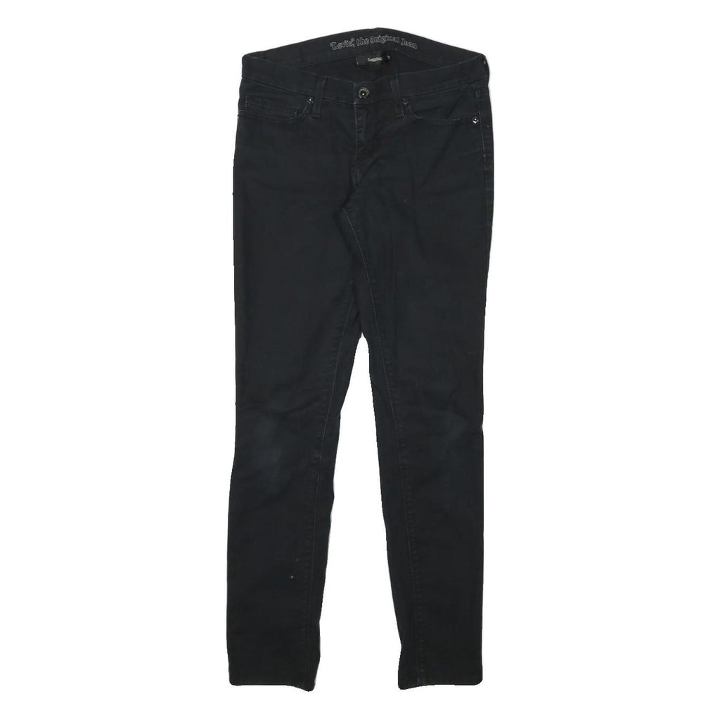 LEVI'S Womens Jeans Black Slim Skinny Denim Medium W28 L28 Stylish Zip Fastening