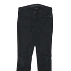 LEVI'S Womens Jeans Black Slim Skinny Denim Medium W28 L28 Stylish Zip Fastening