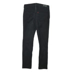 LEVI'S Womens Jeans Black Slim Skinny Denim Medium W28 L28 Stylish Zip Fastening