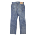 LEVI'S 506 Mens Jeans Blue Regular Straight Denim Medium W28 L28 Classic Fit Zip