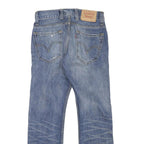 LEVI'S 506 Mens Jeans Blue Regular Straight Denim Medium W28 L28 Classic Fit Zip