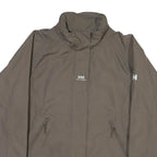 HELLY HANSEN Womens Brown Zip Jacket M Polyester Blend Lightweight Outdoor Shell