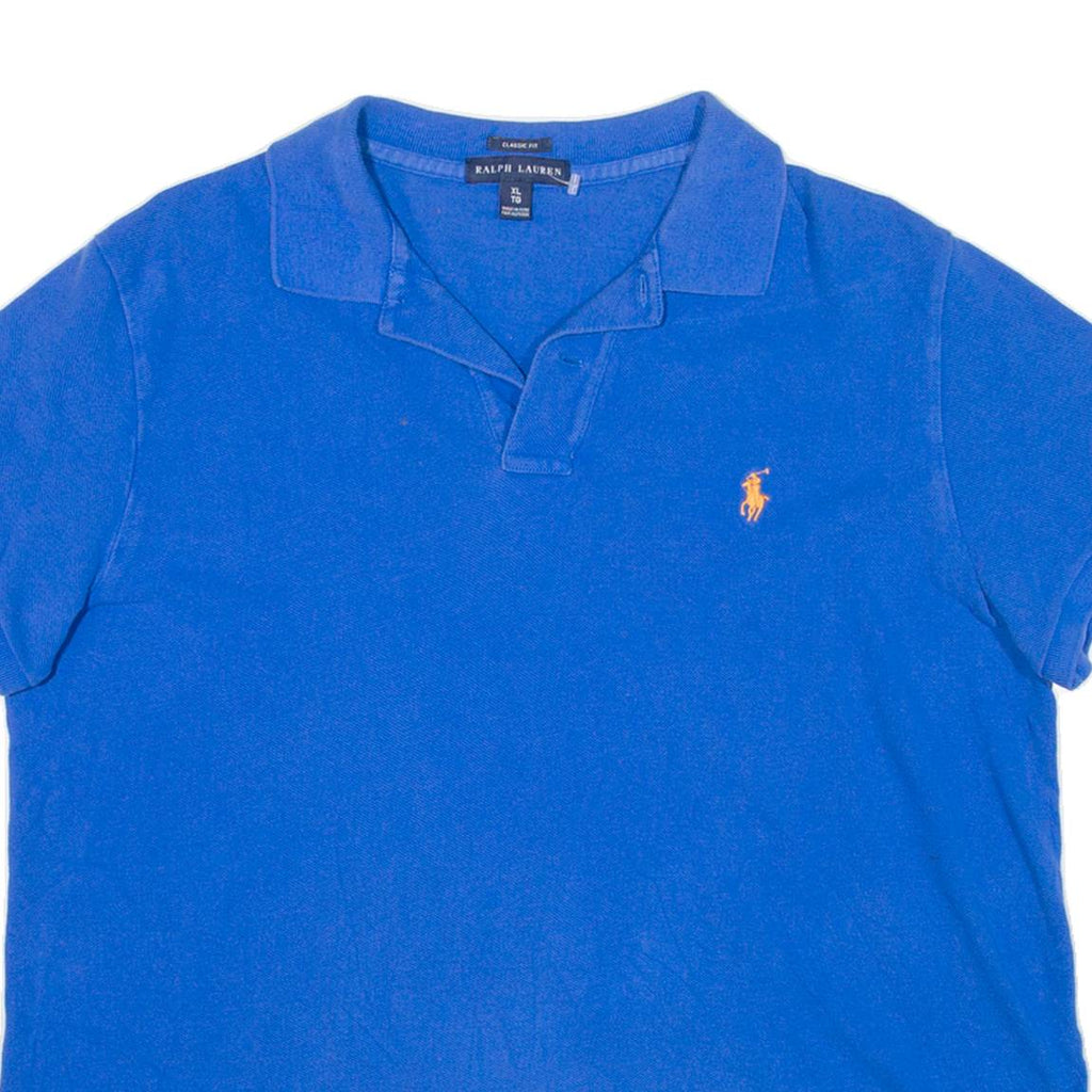 RALPH LAUREN Womens Polo Shirt Blue XL