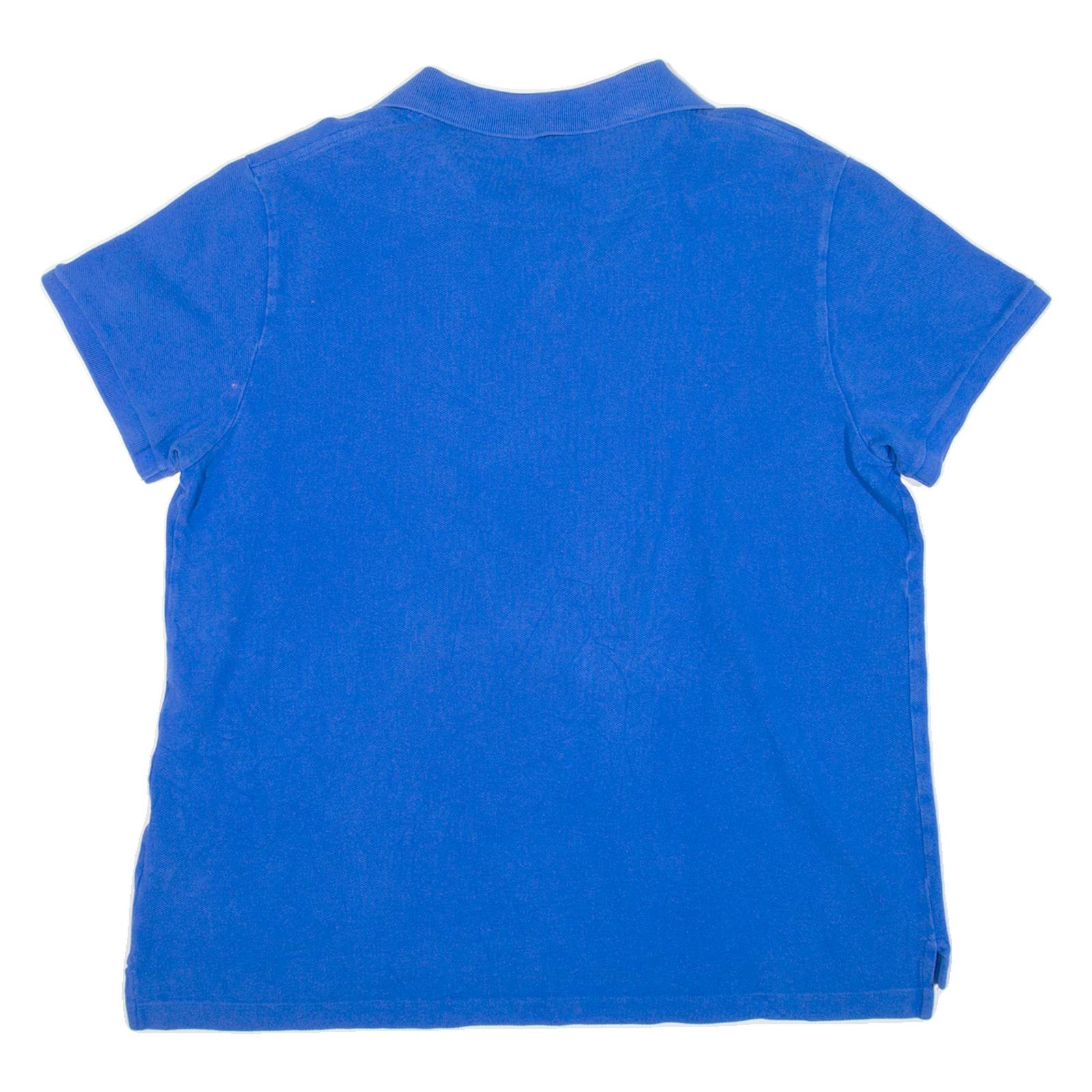 RALPH LAUREN Womens Polo Shirt Blue XL
