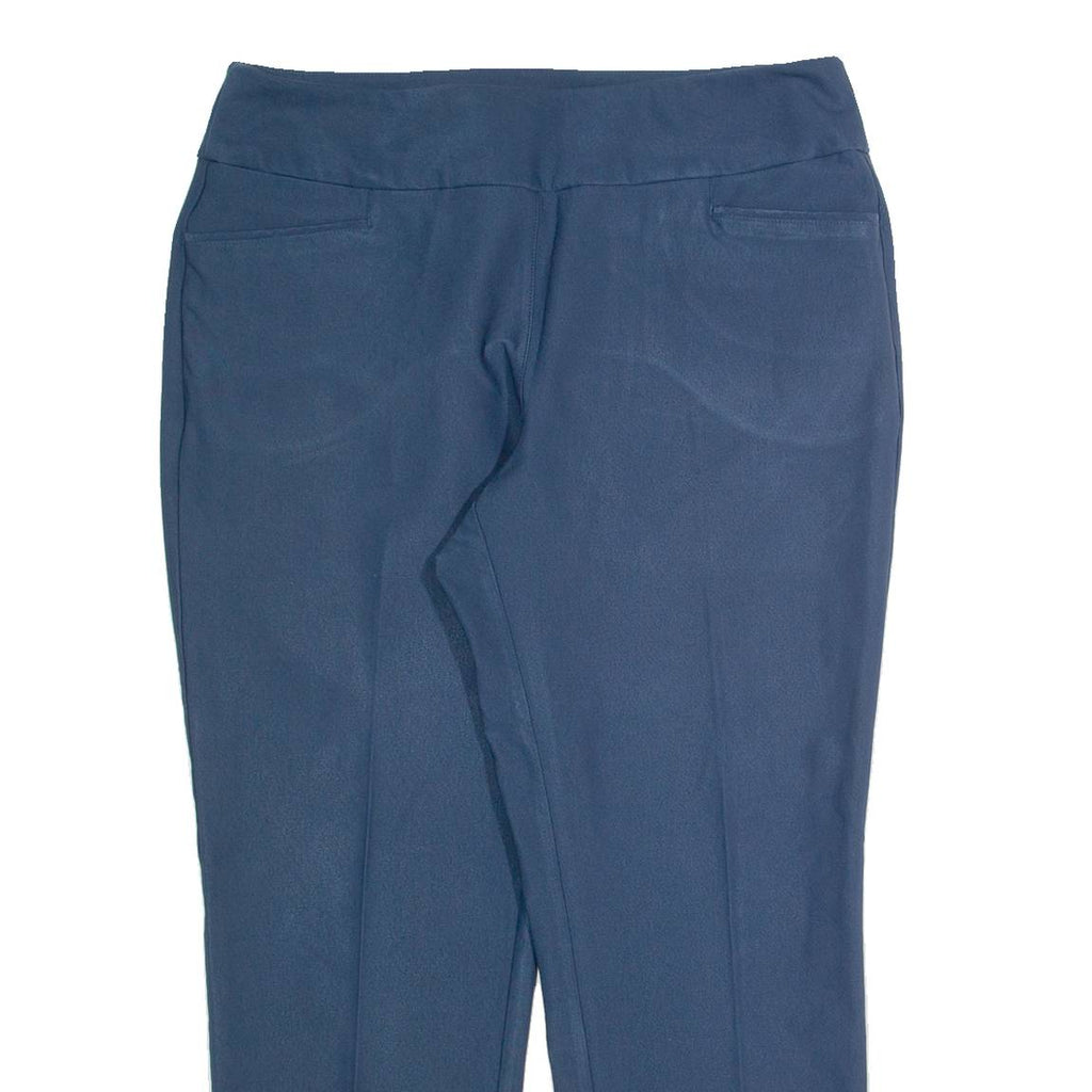 ADIDAS Womens Trousers Blue Slim Tapered W32 L25