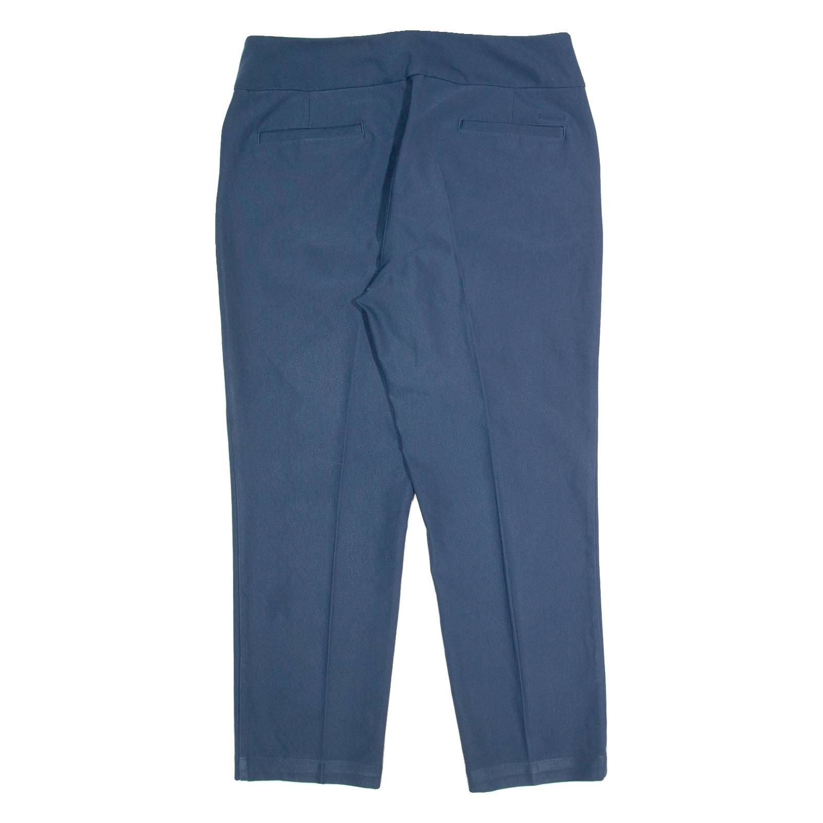 ADIDAS Womens Trousers Blue Slim Tapered W32 L25