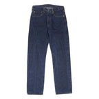 LEVI'S 501 Mens Jeans Blue Regular Straight Denim Medium W30 L31 Classic Button