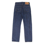 LEVI'S 501 Mens Jeans Blue Regular Straight Denim Medium W30 L31 Classic Button