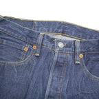 LEVI'S 501 Mens Jeans Blue Regular Straight Denim Medium W30 L31 Classic Button