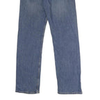 LEVI'S 505 Mens Regular Blue Denim Medium W33 L32 Zip Jeans Classic Straight Fit