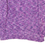 FALLS CREEK Womens Purple Jumper Chunky Knit Crew Neck L Soft Warm