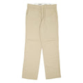 DICKIES 774F Workwear Womens Trousers Beige Regular Straight W34 L31