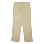 DICKIES 774F Workwear Womens Trousers Beige Regular Straight W34 L31