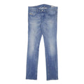 DIESEL Womens Slim Blue Denim Light Wash Jeans W28 L30 Studded Pocket Detail