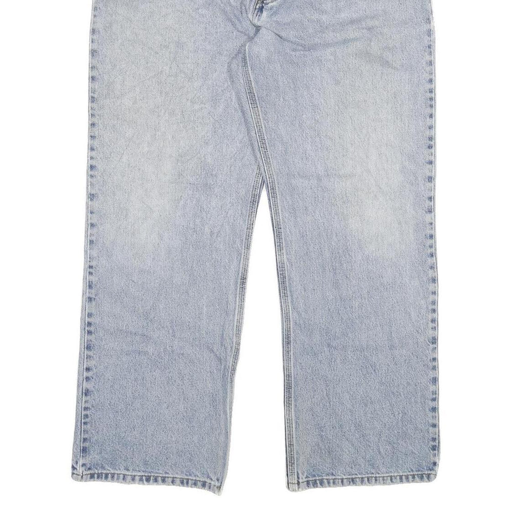 CARHARTT Mens Jeans Blue Loose Straight Denim Light W40 L30 Casual Workwear