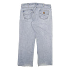 CARHARTT Mens Jeans Blue Loose Straight Denim Light W40 L30 Casual Workwear