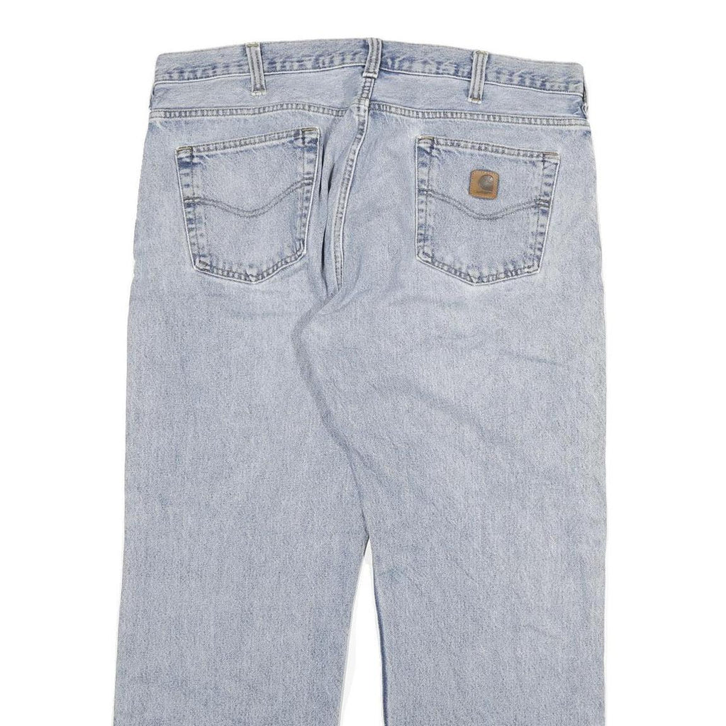 CARHARTT Mens Jeans Blue Loose Straight Denim Light W40 L30 Casual Workwear