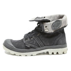 PALLADIUM Baggy Canvas Womens Ankle Boots Black & Grey UK 3.5 Casual Outdoor