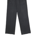 DICKIES Mens Polyester Blend Black Classic Straight Trousers W30 L32 Workwear