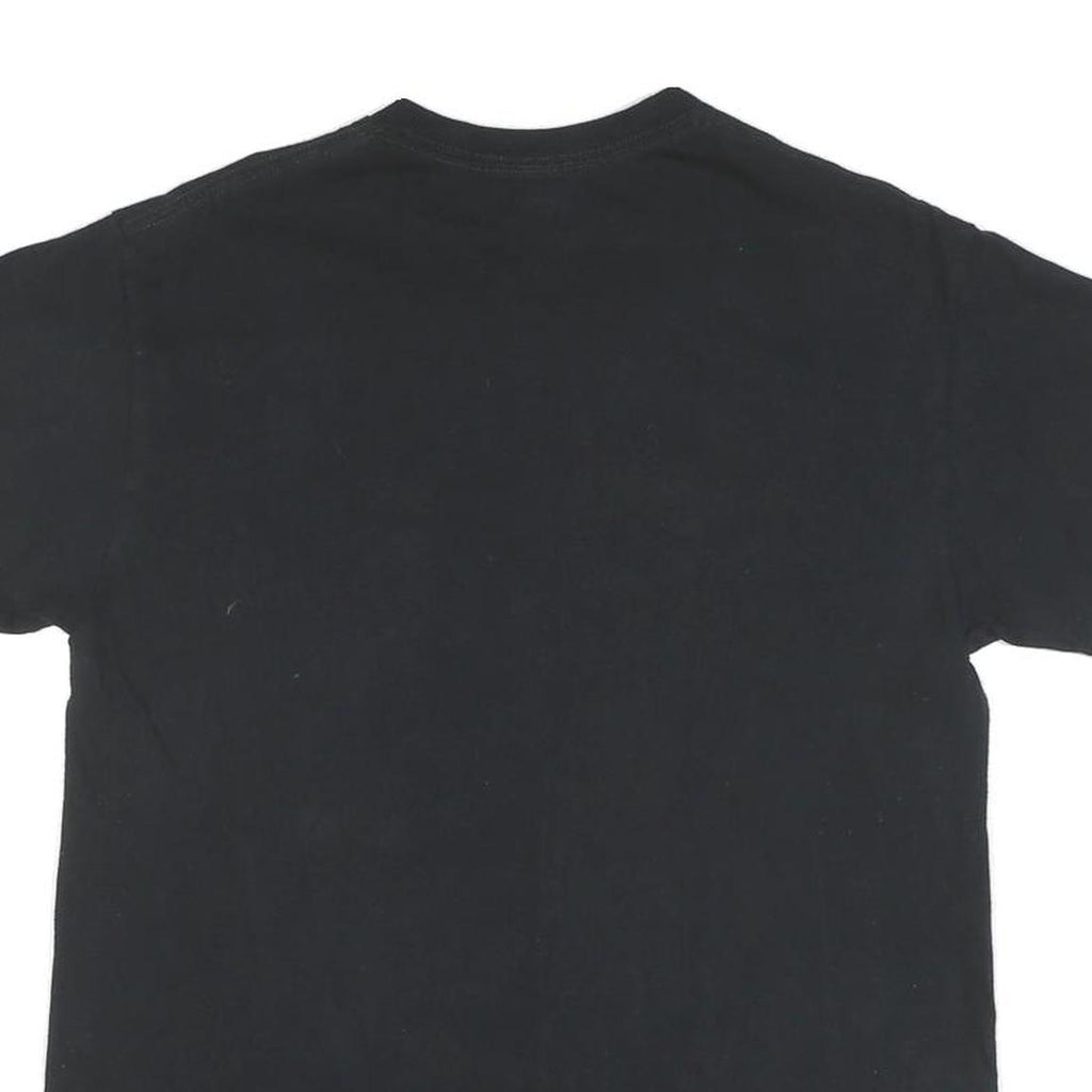 DOM Mens Black Supreme Racing Graphic T-Shirt M Short Sleeve Crew Neck Vintage