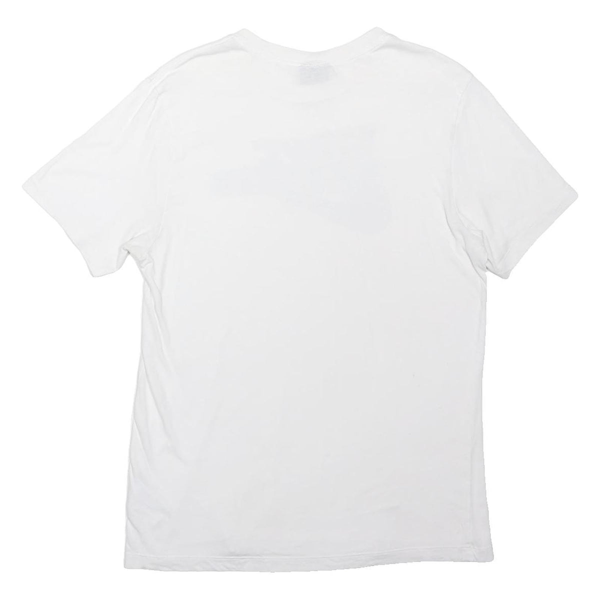 NIKE Mens White Graphic T-Shirt M Short Sleeve Crew Neck Casual Cotton
