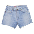 OBOUCH Womens Denim Shorts Blue Relaxed L W33
