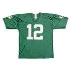 NFL Green Bay Packers Home #12 Rodgers Mens Jersey Green USA V-Neck XL
