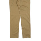 LEVI'S Mens Cotton Blend Beige Slim Straight Trousers W30 L29 Casual Smart