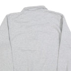 CHAMPION Mens Grey Washington Huskies 1/4 Zip Sweatshirt M Cotton Blend Pullover