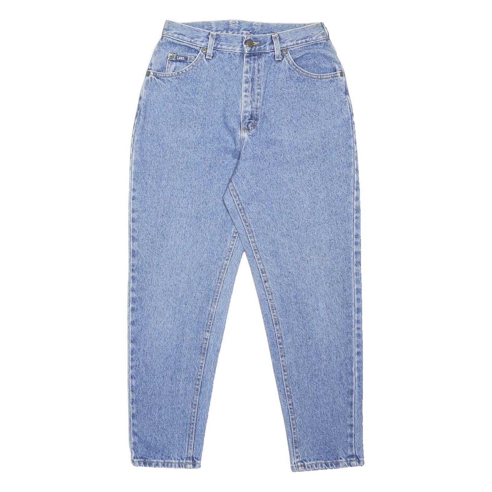 LEE Mens Relaxed Cotton Denim Light Blue Jeans W28 L28 Classic Zip Closure