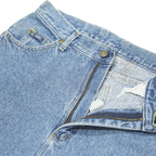 LEE Mens Relaxed Cotton Denim Light Blue Jeans W28 L28 Classic Zip Closure
