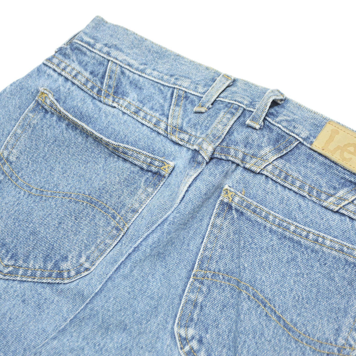 LEE Mens Relaxed Cotton Denim Light Blue Jeans W28 L28 Classic Zip Closure