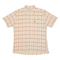 BOVY JEANS Mens Shirt Orange 90s Plaid XL
