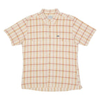 BOVY JEANS Mens Shirt Orange 90s Plaid XL