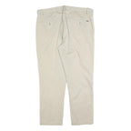 POLO RALPH LAUREN Mens Cotton Blend Beige Regular Fit Straight Leg Trousers W34
