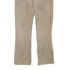 WRANGLER Mens Beige Cotton Blend Regular Straight Trousers W32 L28 Casual