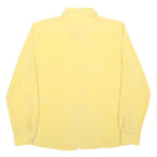 PARK LANE Womens Yellow Shirt Long Sleeve Point Collar L Lightweight
