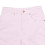 WRANGLER Mom Womens Denim Shorts Pink XS W24