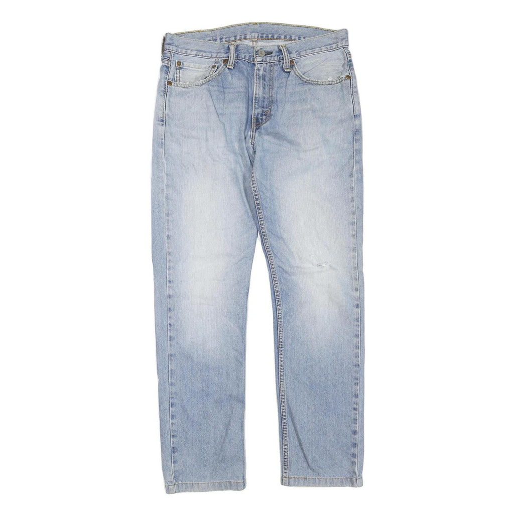 LEVI'S 511 Slim Womens Jeans Blue Regular Slim Denim Light W32 L30 Zip Cotton