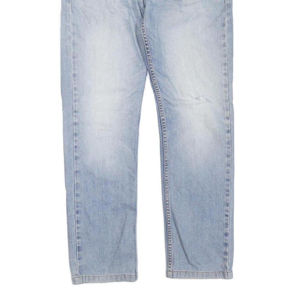 LEVI'S 511 Slim Womens Jeans Blue Regular Slim Denim Light W32 L30 Zip Cotton